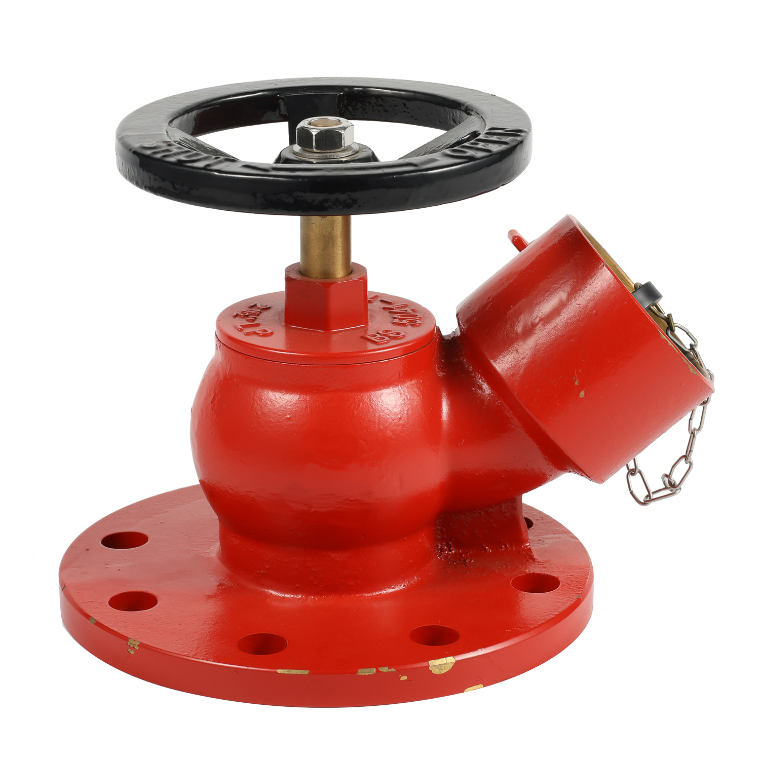 Válvula de aterrizaje de latón o bronce para sistema de hidrantes