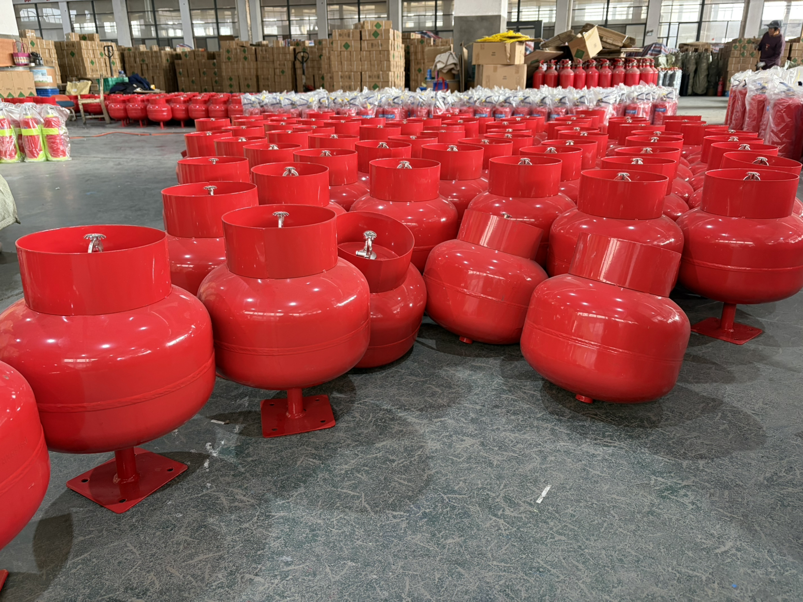 Tipo colgante automático equipo de lucha contra incendios de emergencia del polvo seco 6KG para Arabia Saudita