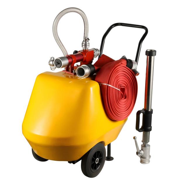 Sistema de espuma móvil semifijo (carro) amarillo 120/140L/200L