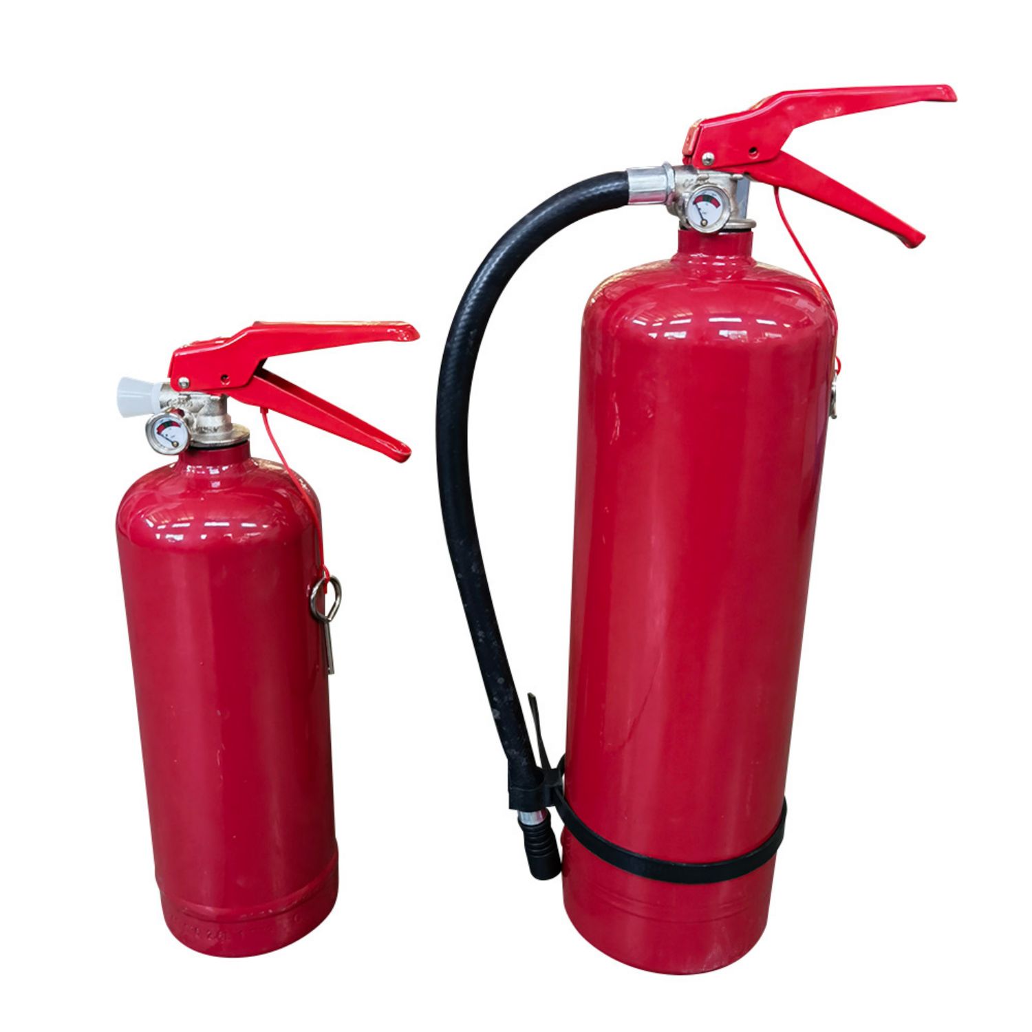 Extintor de polvo seco de 2 kg con válvula de latón aprobada por el CE