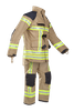 Conjunto de traje de bombero NOMEX amarillo de alto rendimiento 