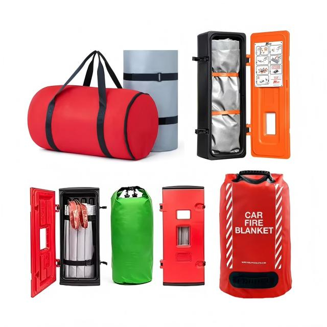 Gabinete de acero al carbono personalizado OEM, manta de aislamiento térmico para automóviles, manta ignífuga para Scooter eléctrico