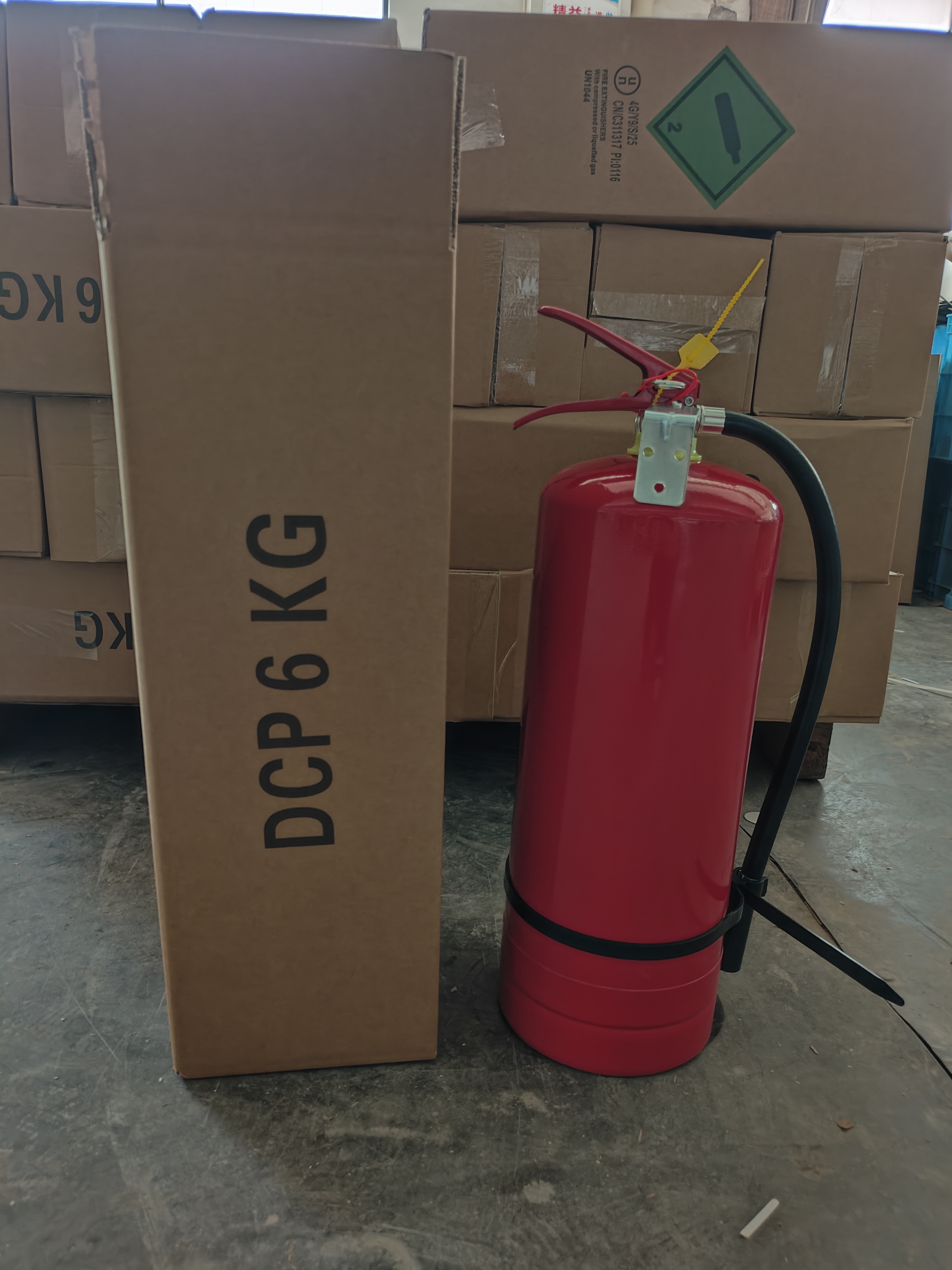 Extintor portátil de 6 kg, 40% de polvo químico seco para uso doméstico y de oficina