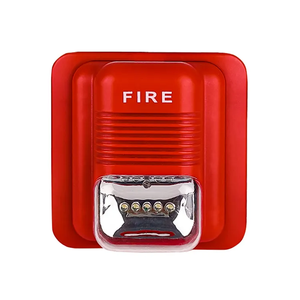 Sistema de alarma contra incendios convencional de 12V/24V con luz de flash LED para emergencias contra incendios