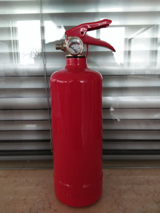 Extintor de incendios de polvo seco para aceite con mango de válvula de acero