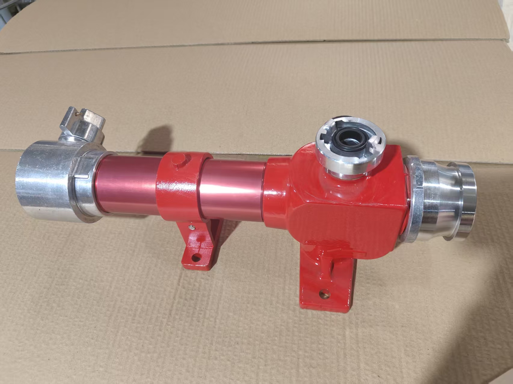 Generador de espuma de protección contra incendios con inductor de espuma portátil en línea de latón y aluminio