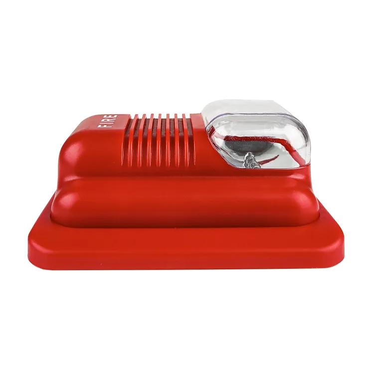 Sistema de alarma contra incendios convencional de 12V/24V con luz de flash LED para emergencias contra incendios